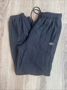 ALO Yoga Black Drawstring Joggers